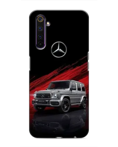 Чехол для Realme 6 Pro с картинкой «Mercedes G-Class красный»