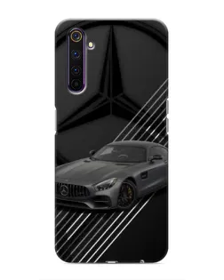 Чехол для Realme 6 Pro с картинкой «Mercedes AMG — графика» Чехол для Realme 6 Pro с картинкой «Mercedes AMG — графика»