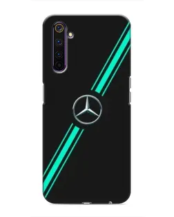 Чехол для Realme 6 Pro с картинкой «Спортивные линии Mercedes» Чехол для Realme 6 Pro с картинкой «Спортивные линии Mercedes»