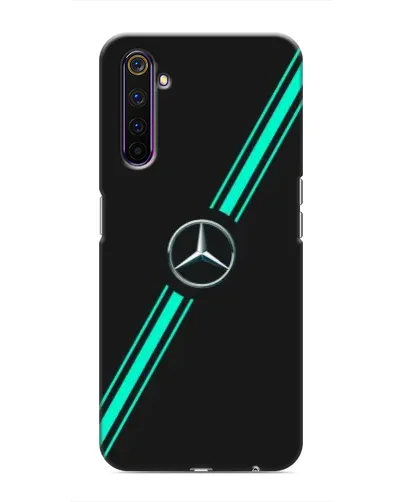 Чехол для Realme 6 Pro с картинкой «Спортивные линии Mercedes» Чехол для Realme 6 Pro с картинкой «Спортивные линии Mercedes»