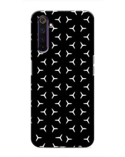 Чехол для Realme 6 Pro с картинкой «Mercedes паттерн звезд» Чехол для Realme 6 Pro с картинкой «Mercedes паттерн звезд»