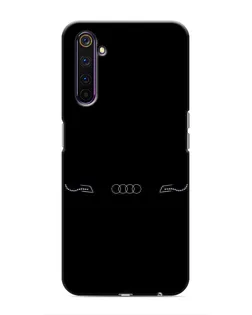 Чехол для Realme 6 Pro с картинкой «Audi — световой подпись» Чехол для Realme 6 Pro с картинкой «Audi — световой подпись»