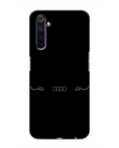 Чехол для Realme 6 Pro с картинкой «Audi — световой подпись»