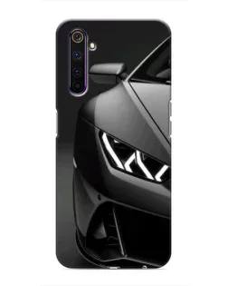 Чехол для Realme 6 Pro с картинкой «Lamborghini фары детализация»