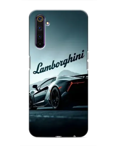 Чехол для Realme 6 Pro с картинкой «Классическая надпись Lamborghini» Чехол для Realme 6 Pro с картинкой «Классическая надпись Lamborghini»