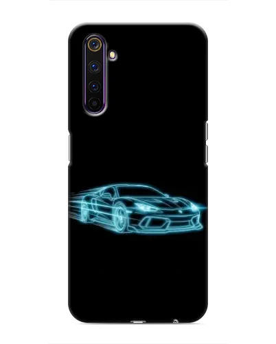 Чехол для Realme 6 Pro с картинкой «Неоновый контур Lamborghini» Чехол для Realme 6 Pro с картинкой «Неоновый контур Lamborghini»