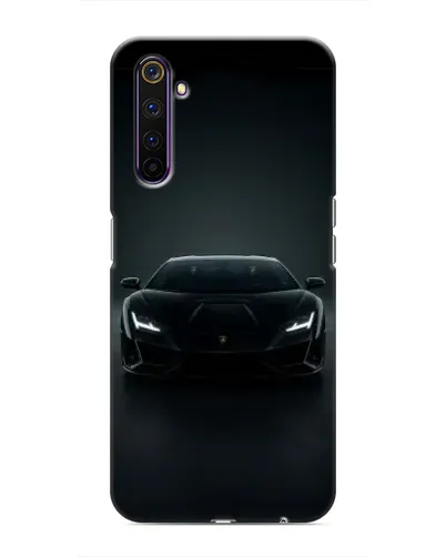 Чехол для Realme 6 Pro с картинкой «Черный Lamborghini Aventador» Чехол для Realme 6 Pro с картинкой «Черный Lamborghini Aventador»
