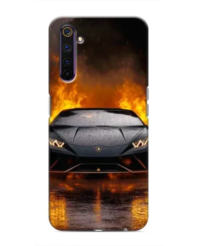 Чехол для Realme 6 Pro с картинкой «Lamborghini в огне» Чехол для Realme 6 Pro с картинкой «Lamborghini в огне»