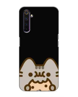 Чохол для Realme 6 Pro з картинкою «Пушин на чорному»