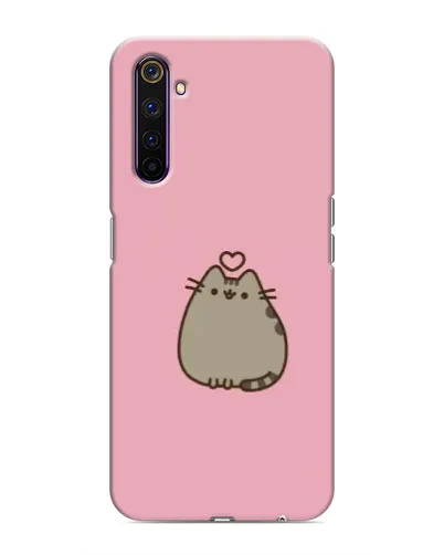 Чохол для Realme 6 Pro з картинкою «Pusheen серце»