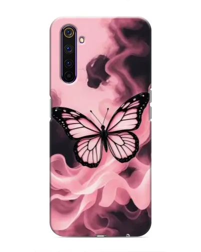Чехол для Realme 6 Pro с картинкой «Бабочка в дыму» Чехол для Realme 6 Pro с картинкой «Бабочка в дыму»