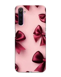 Чехол для Realme 6 Pro с картинкой «Бордовый атлас»