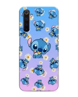 Чехол для Realme 6 Pro с картинкой «Паттерн со Стичем» Чехол для Realme 6 Pro с картинкой «Паттерн со Стичем»