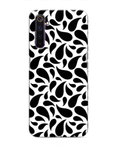 Чехол для Realme 6 Pro с картинкой «Контрастные черные капли» Чехол для Realme 6 Pro с картинкой «Контрастные черные капли»