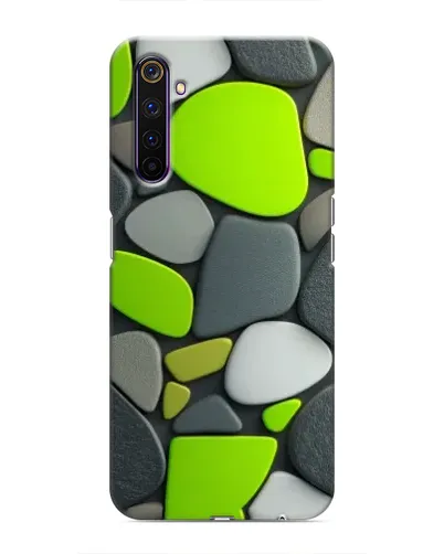 Чехол для Realme 6 Pro с картинкой «Яркая неоновая галька» Чехол для Realme 6 Pro с картинкой «Яркая неоновая галька»