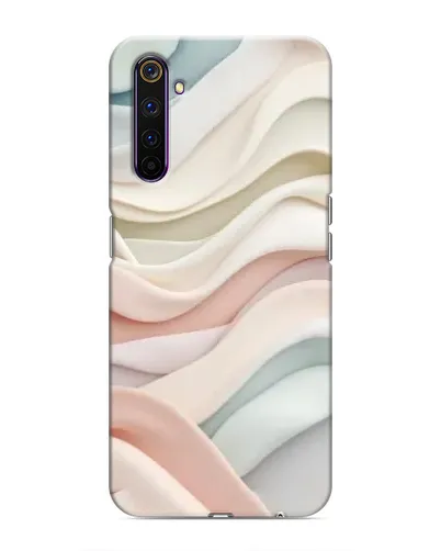 Чехол для Realme 6 Pro с картинкой «Пастельные нежные волны» Чехол для Realme 6 Pro с картинкой «Пастельные нежные волны»