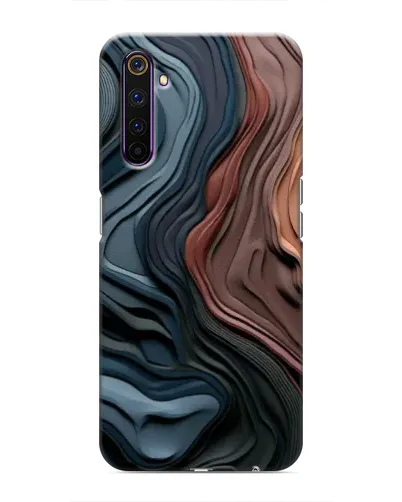 Чехол для Realme 6 Pro с картинкой «Цветные волны каньона» Чехол для Realme 6 Pro с картинкой «Цветные волны каньона»