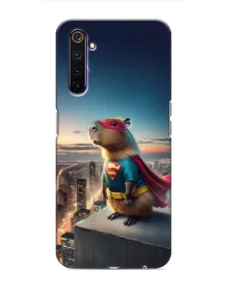 Чохол для Realme 6 Pro з картинкою «Капі-мен супергерой»