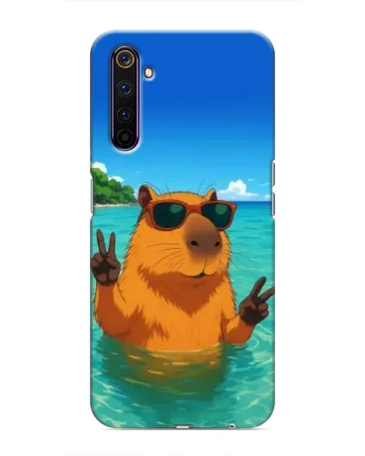Чохол для Realme 6 Pro з картинкою «Морська капібара» Чохол для Realme 6 Pro з картинкою «Морська капібара»