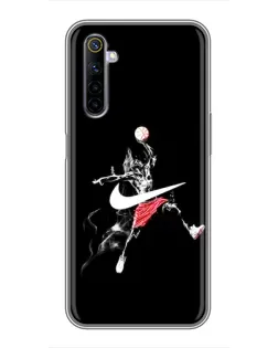Чехол для Realme 6 с картинкой «Jordan Jumpman» Чехол для Realme 6 с картинкой «Jordan Jumpman»