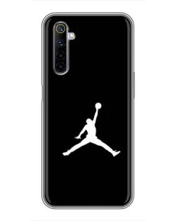 Чехол для Realme 6 с картинкой «Jordan Silhouette» Чехол для Realme 6 с картинкой «Jordan Silhouette»