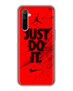 Чехол для Realme 6 с картинкой «Nike Just Do It» Чехол для Realme 6 с картинкой «Nike Just Do It»