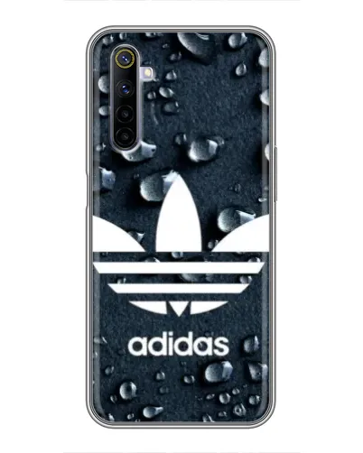 Чехол для Realme 6 с картинкой «Adidas Trefoil Blue» Чехол для Realme 6 с картинкой «Adidas Trefoil Blue»