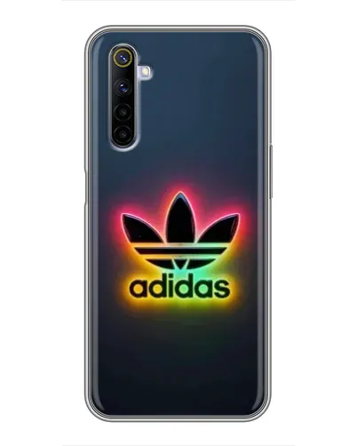 Чехол для Realme 6 с картинкой «Неоновый Adidas» Чехол для Realme 6 с картинкой «Неоновый Adidas»