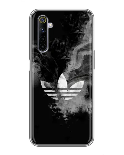 Чехол для Realme 6 с картинкой «Абстрактный дым Adidas» Чехол для Realme 6 с картинкой «Абстрактный дым Adidas»