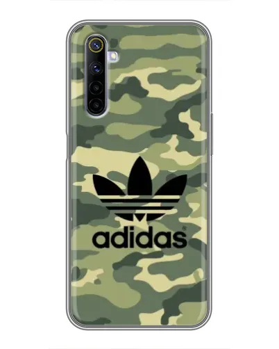 Чехол для Realme 6 с картинкой «Милитари стиль Adidas» Чехол для Realme 6 с картинкой «Милитари стиль Adidas»