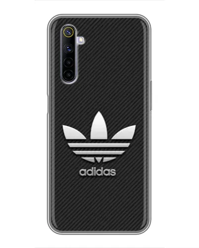 Чехол для Realme 6 с картинкой «Adidas Карбоновая текстура» Чехол для Realme 6 с картинкой «Adidas Карбоновая текстура»