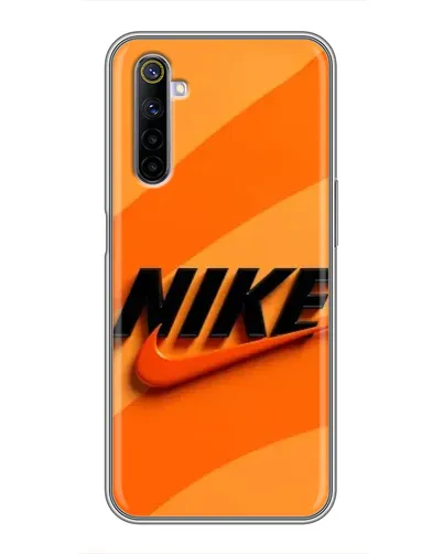Чехол для Realme 6 с картинкой «Оранжевый драйв Nike» Чехол для Realme 6 с картинкой «Оранжевый драйв Nike»