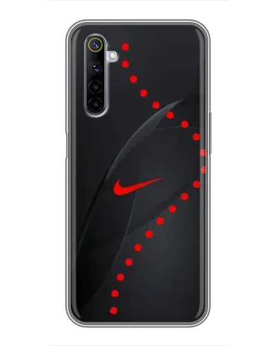 Чехол для Realme 6 с картинкой «Абстрактный дизайн Nike» Чехол для Realme 6 с картинкой «Абстрактный дизайн Nike»