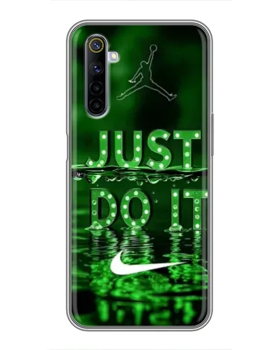 Чехол для Realme 6 с картинкой «Зеленый неоновый Nike» Чехол для Realme 6 с картинкой «Зеленый неоновый Nike»