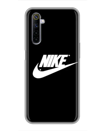 Чехол для Realme 6 с картинкой «Мазки краски Nike» Чехол для Realme 6 с картинкой «Мазки краски Nike»