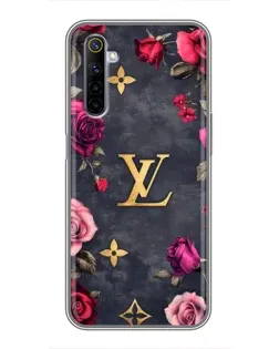 Чехол для Realme 6 с картинкой «Цветочный Louis Vuitton»