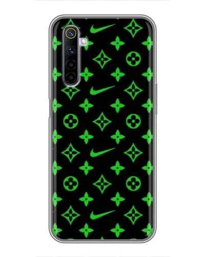 Чехол для Realme 6 с картинкой «Неоновый принт LV» Чехол для Realme 6 с картинкой «Неоновый принт LV»
