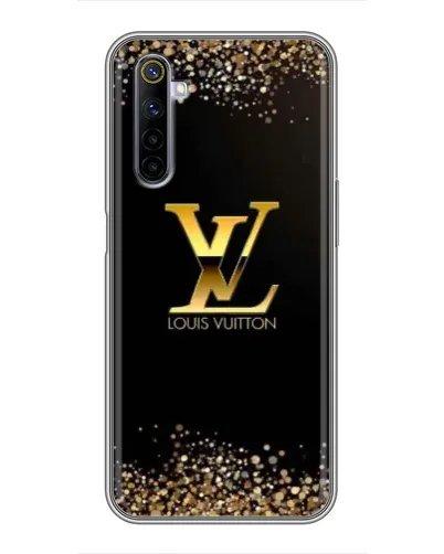 Чехол для Realme 6 с картинкой «LV — золотые искры» Чехол для Realme 6 с картинкой «LV — золотые искры»