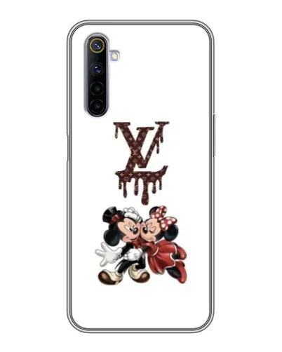 Чехол для Realme 6 с картинкой «LV и Микки Маус» Чехол для Realme 6 с картинкой «LV и Микки Маус»