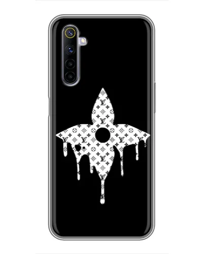 Чехол для Realme 6 с картинкой «Цветочная монограмма» Чехол для Realme 6 с картинкой «Цветочная монограмма»