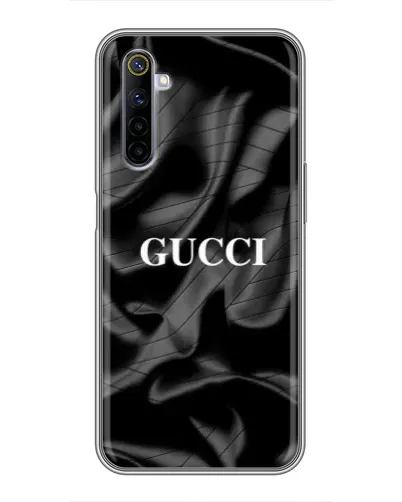 Чехол для Realme 6 с картинкой «Gucci — шелковые волны» Чехол для Realme 6 с картинкой «Gucci — шелковые волны»
