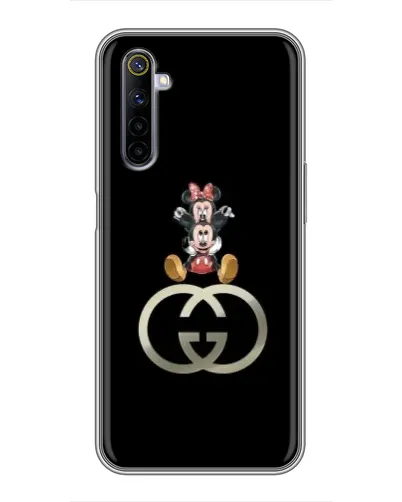 Чехол для Realme 6 с картинкой «Минни Маус на лого» Чехол для Realme 6 с картинкой «Минни Маус на лого»