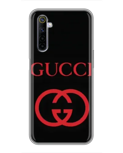 Чехол для Realme 6 с картинкой «Gucci — красный логотип» Чехол для Realme 6 с картинкой «Gucci — красный логотип»