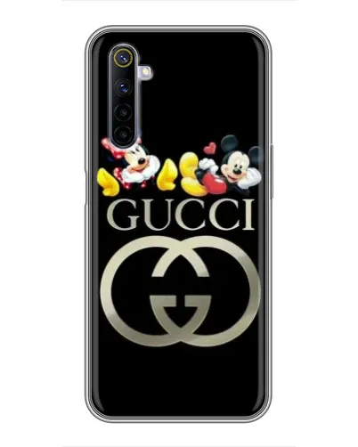 Чехол для Realme 6 с картинкой «Gucci — герои Disney» Чехол для Realme 6 с картинкой «Gucci — герои Disney»