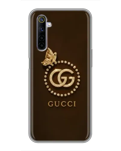 Чехол для Realme 6 с картинкой «Gucci — золотая бабочка» Чехол для Realme 6 с картинкой «Gucci — золотая бабочка»