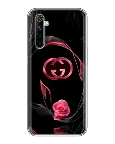 Чехол для Realme 6 с картинкой «Gucci — неоновая роза» Чехол для Realme 6 с картинкой «Gucci — неоновая роза»