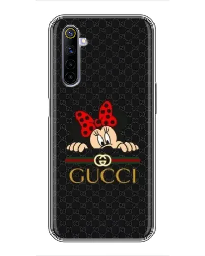 Чехол для Realme 6 с картинкой «Минни Маус Gucci — черный» Чехол для Realme 6 с картинкой «Минни Маус Gucci — черный»