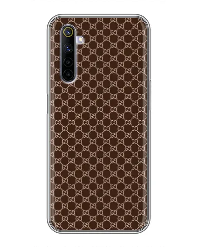 Чохол для Realme 6 з картинкою «Gucci — шоколадна сітка» Чохол для Realme 6 з картинкою «Gucci — шоколадна сітка»