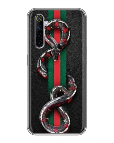 Чохол для Realme 6 з картинкою «Gucci — змія на смузі» Чохол для Realme 6 з картинкою «Gucci — змія на смузі»
