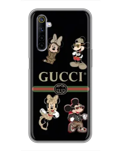 Чохол для Realme 6 з картинкою «Gucci — герої Disney та монограма» Чохол для Realme 6 з картинкою «Gucci — герої Disney та монограма»